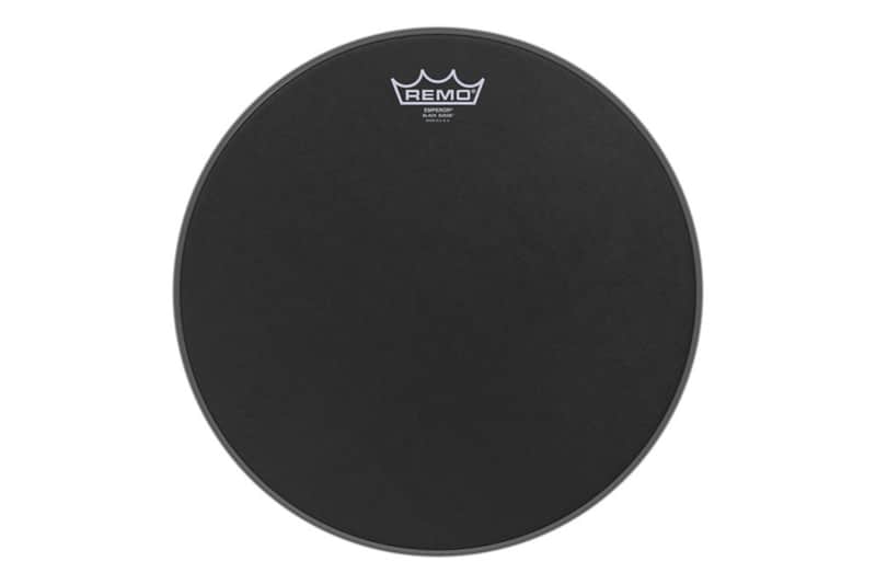 Remo Emperor Black Suede 10'' image 1
