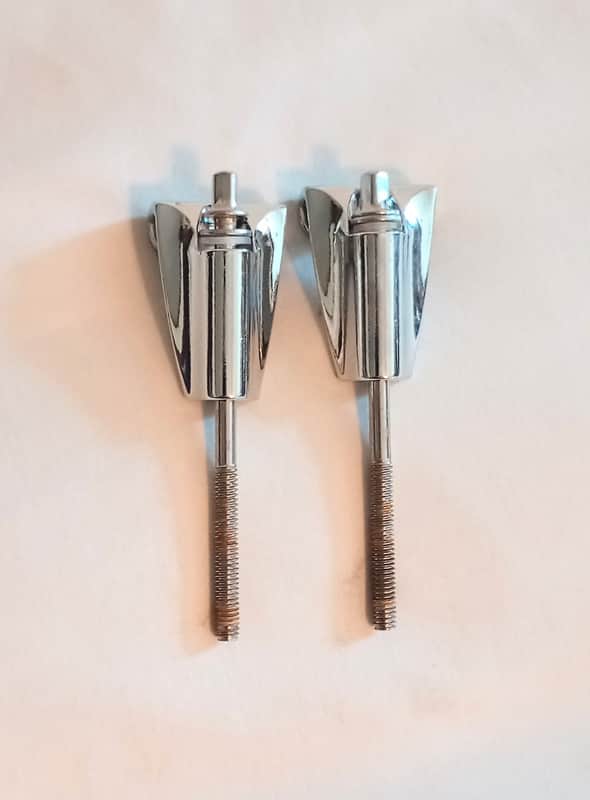 Unmarked BASS DRUM CLAWS & RODS PAIR-FREE SHIP TO C-USA! image 1