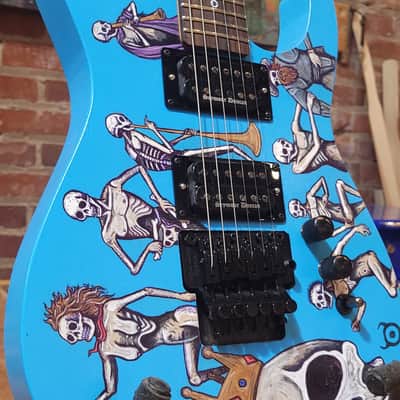 H. T. Wentz Luthiers Der Todesking 2024 - Hand Painted Nitrocellulous image 2