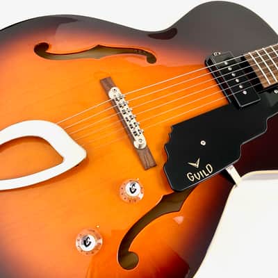 Guild T-50 Slim Newark St. Collection Antique Sunburst image 9