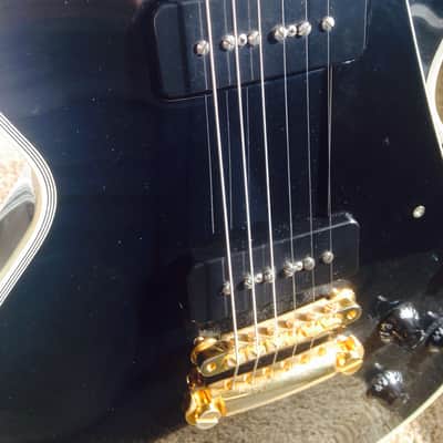 Edwards  E-LP-105CD/P Les Paul Custom Black Beauty Gibson '54 Reissue By ESP Gold Hardware inc Gigbag FREE SHIPPING! image 8