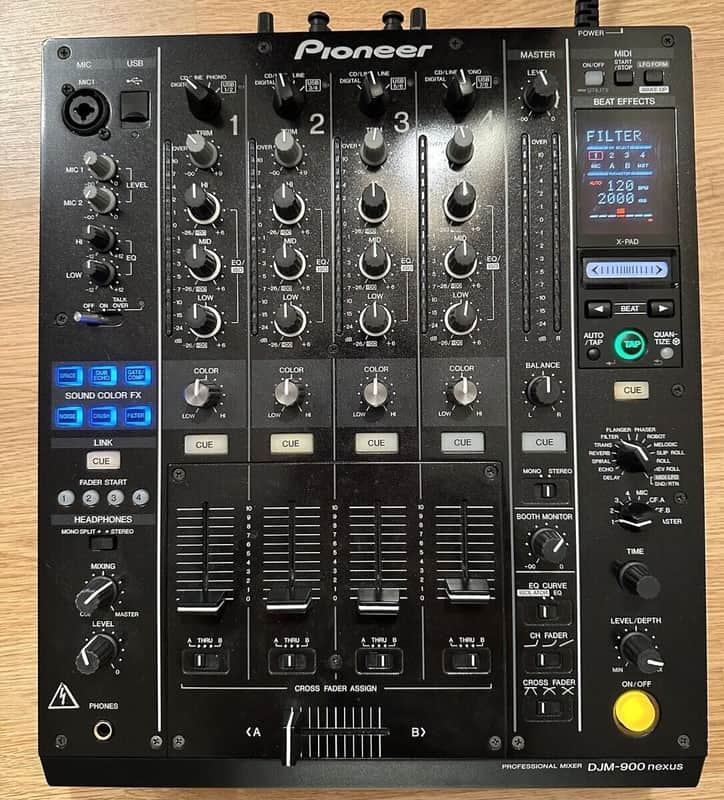 Pioneer DJM-900NXS Nexus 4-Channel DJ Mixer with Effects | Reverb