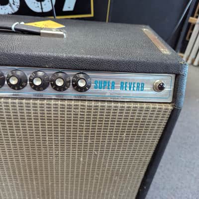 Used Fender Super Reverb 2-Channel 40-Watt 4x10" Guitar Combo 1970 - 1977 - Silverface image 4