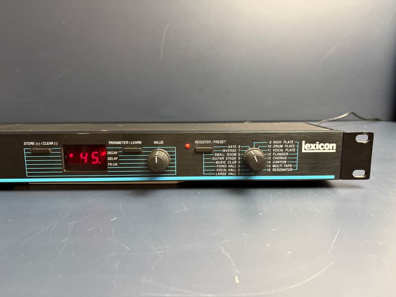 Lexicon Reflex Dynamic MIDI Reverberator 1990s - Black | Reverb