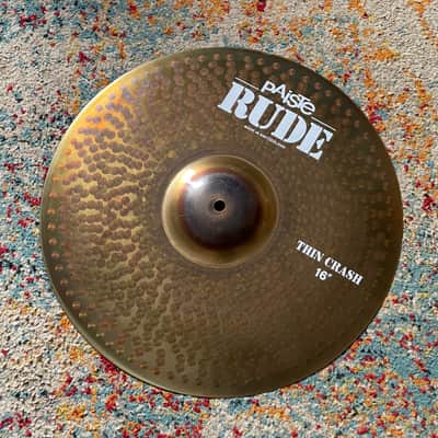 Paiste Rude 16" Thin Crash Cymbal 1082g image 2