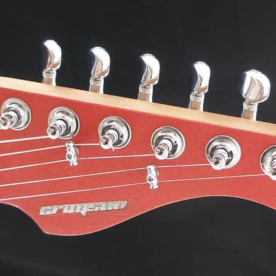 Crimson Guitars One Series PAF 2016 Crimson Red Single Cutaway P90s image 14