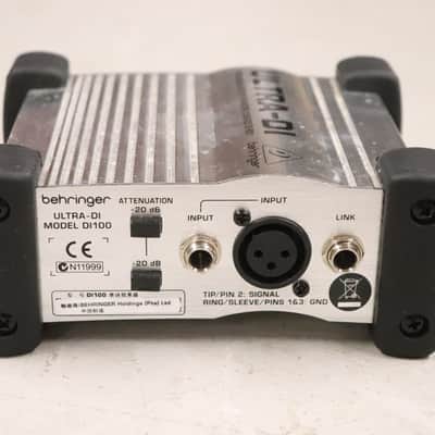 Immagine Behringer Ultra-DI DI100 1-channel Active Microphone / Instrument Direct Box - 5