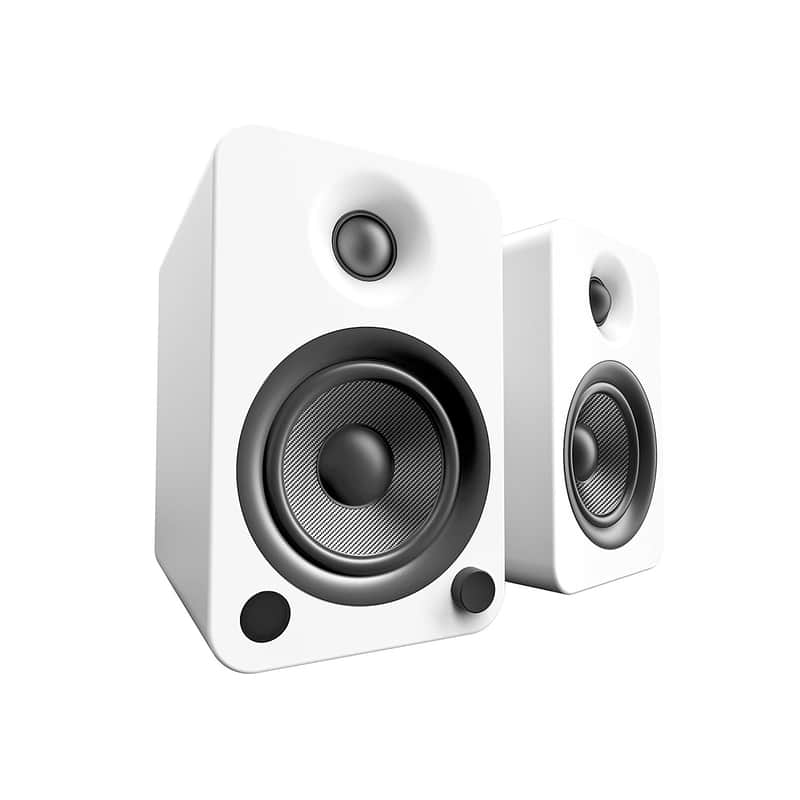 Kanto YU4 Powered Speakers with Bluetooth and Phono Preamp - Matte White image 1
