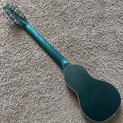 Washburn RO10TBL Rover Steel String Travel Acoustic Guitar 2010s - Trans Blue image 2