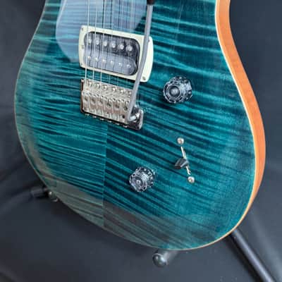 PRS SE Custom 24 Electric Guitar Slate Blue Finish w/ Gig Bag image 8