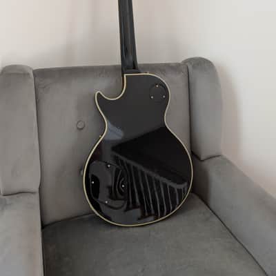 Burny Les Paul Custom 1987 - Black (Made in Japan) image 8
