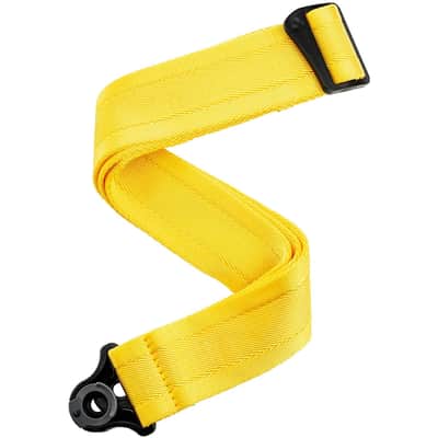 D'Addario Auto Lock Guitar Strap Mellow Yellow image 1
