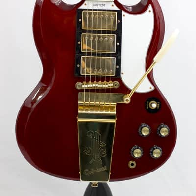 Epiphone Joe Bonamassa Signature '63 SG Custom Dark Wine Red image 9