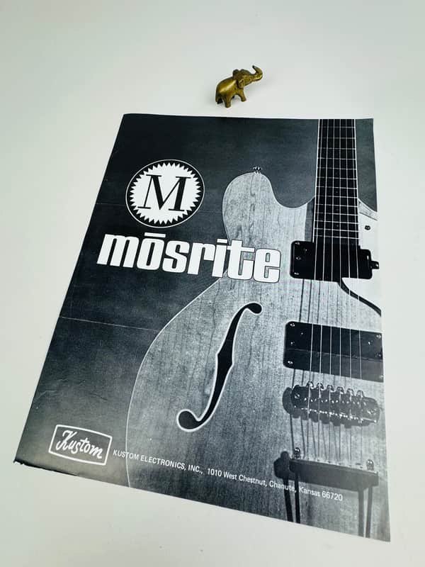 Mosrite Suggested Retail Price List Flyer