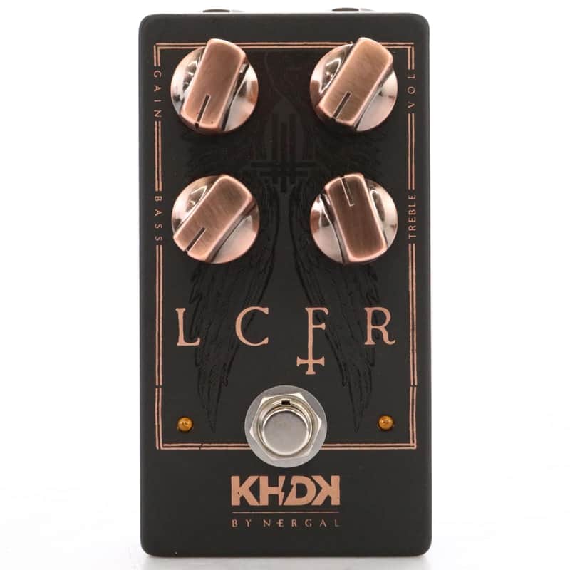 KHDK LCFR by Nergal Overdrive Boost Guitar Effects Pedal w/ Box #50261 image 1
