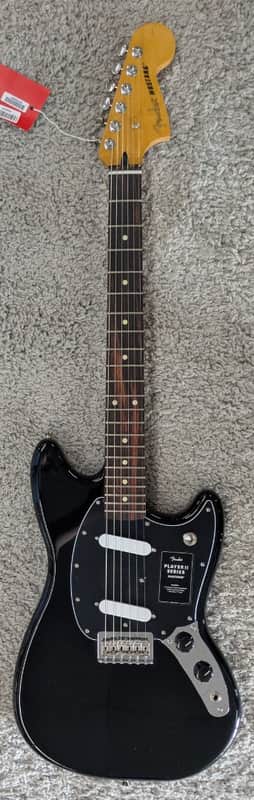 Fender Player II Mustang Electric guitar, Rosewood Fingerboard, Black - MIM