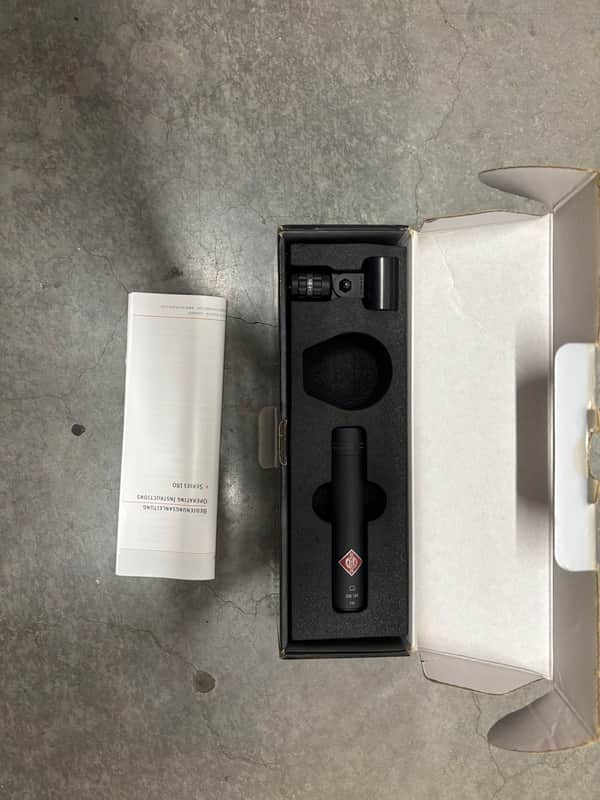 Neumann KM 184 mt Small Diaphragm Cardioid Condenser Microphone 1993 - Present - Matte Black image 1