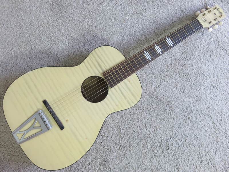 Vintage 1950s Harmony H928 Stella Parlor Acoustic Guitar Made in