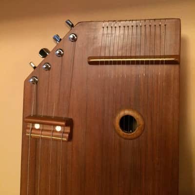 Swarsangam Indian Tanpura Swarmandal Combination Instrument 4-string tanpura w/wound strings, 15-str image 3