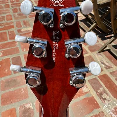 K’s Guitar Works Brian May Red Special 2007 - Red image 9