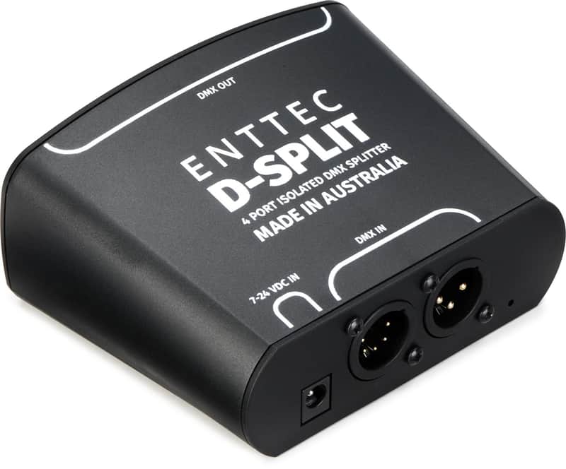 ENTTEC D-Split 4-port Isolated DMX Splitter image 1