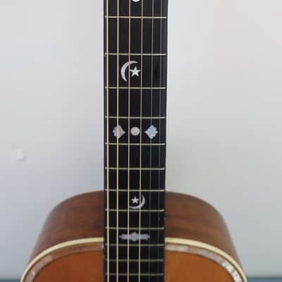 Vintage 1900s Lyon & Healy Parlor Guitar Finest Woods & Craftsmanship Moon Sun & Stars Inlay Ladder Braced Ditson Supertone Regal Lakeside image 15