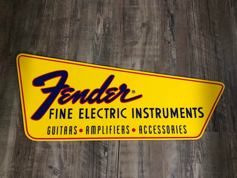 Fender Vintage Guitar Shop Sign image 1