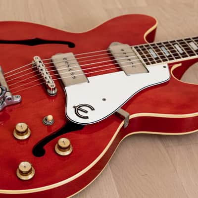 1991 Epiphone Casino Electric Guitar Cherry w/ Bigsby & Case, Pre-Elitist, Japan Terada imagen 7