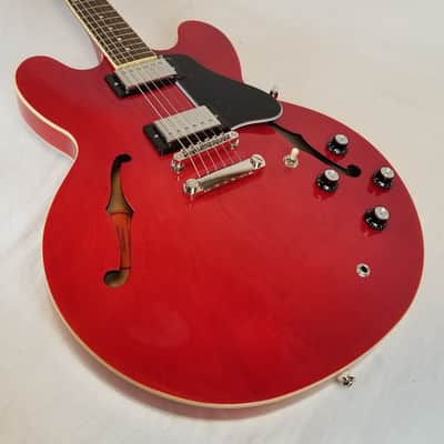 Epiphone ES-335 Semi Hollowbody Electric Guitar, Cherry image 2