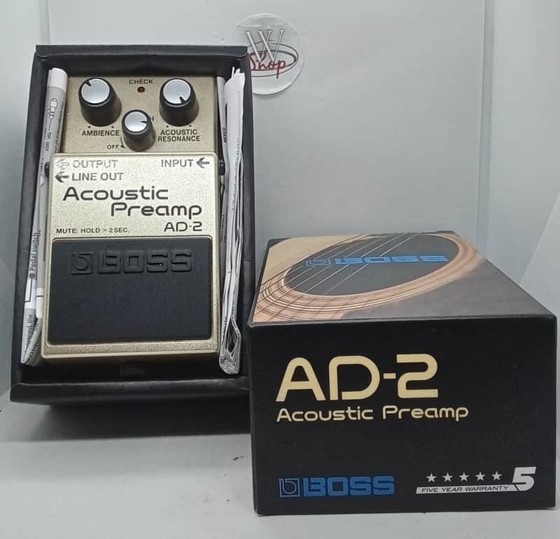 BOSS ( ボス ) AD-2 Acoustic Preamp Amazon.com: BOSS AD-2 Natural Acoustic Preamp Guitar Pedal
