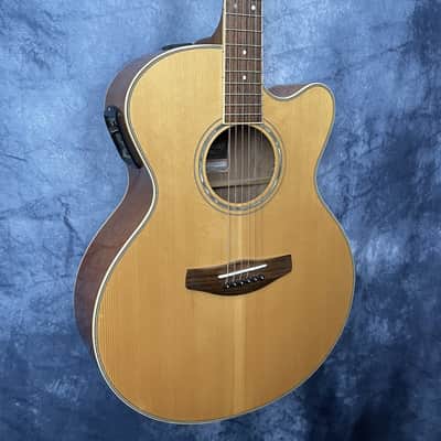 Yamaha CPX700 NT Electro Acoustic Guitar in Natural image 2