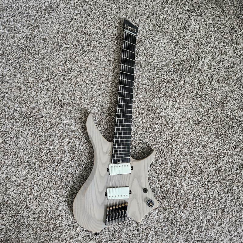 GOC Guitars Ilumina 7 2022 - Rustic Gray Headless 7 String Guitar