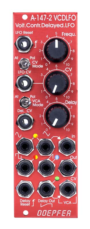 DOEPFER A-147-2SE VC DELAYED LFO SPECIAL EDITION (RED) : BRAND NEW :  [DETROIT MODULAR] image 1