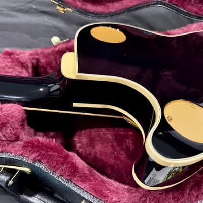 Gretsch Gretsch Guitars G6134TG Limited-Edition Paisley Penguin w/String-Thru Bisgby Electric Guitar Gold Paisley 2025 - Gold Paisley & Black image 8