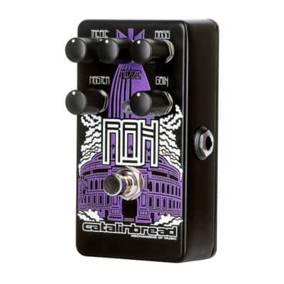 Catalinbread RAH Overdrive Effects Pedal with Three-Knob Tone Circuit and Mid and Bass Controls (Purple) image 5
