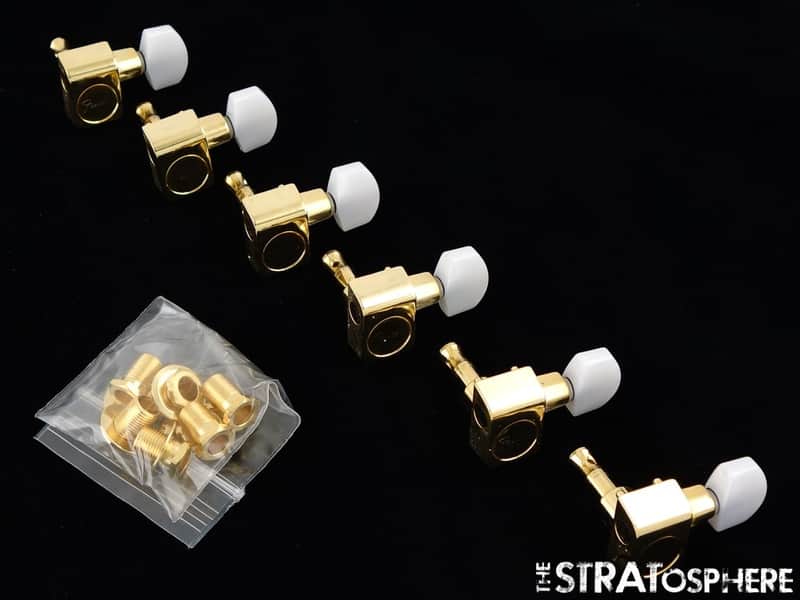 USA Fender James Burton Tele GOLD PEARL TUNERS TUNING PEGS, Strat Telecaster! image 1