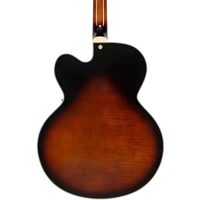 D'Angelico Premier EXL-1 Hollowbody Electric Guitar Brown Burst image 9