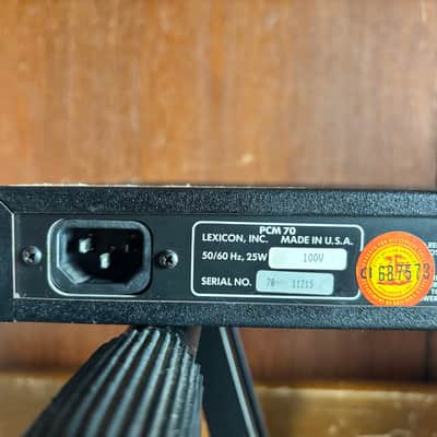 Lexicon PCM 70 Digital Effects Processor VER 3.01 Bild 7