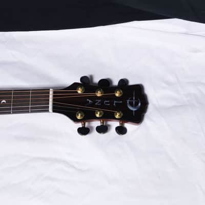 LUNA Vista Stallion acoustic electric guitar - Exotic Wood Top w/ Hard Shell Case image 5