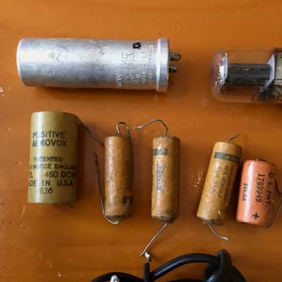 c.1960 Vintage Tube Amp Parts Lot #3 Fender Gibson Gretsch Silvertone USA image 3