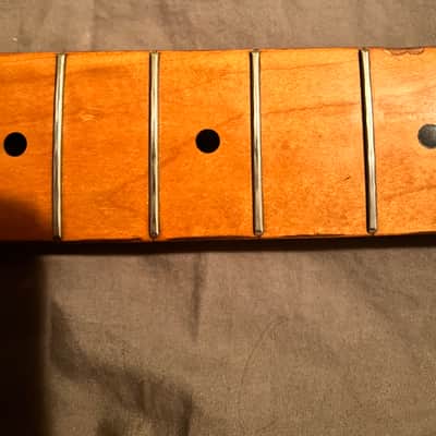 Vintage 1989 Squier ii one piece maple neck image 7