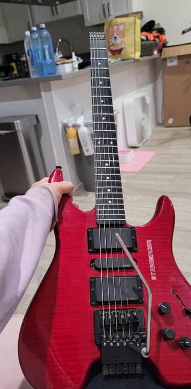Steinberger  Gm7ta  Not To Sure Flamed Red image 1