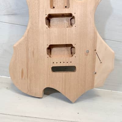 Uknown S-Style Guitar Body – Unfinished Solid Wood Project Body image 3