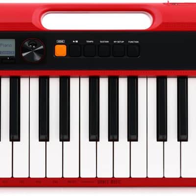 Casio Casiotone CT-S200 61-key Portable Arranger Keyboard - Red