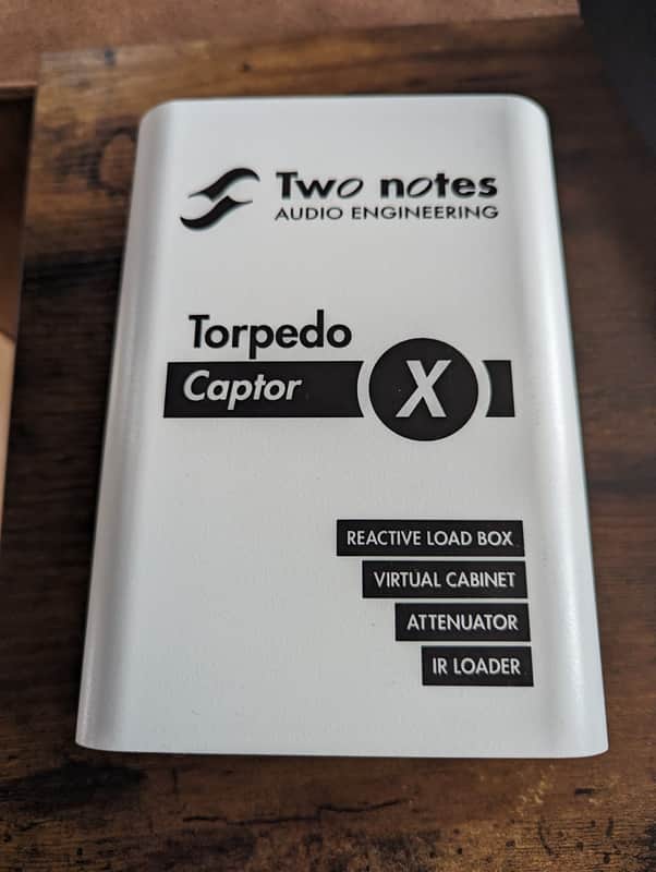 Two Notes Torpedo Captor X 16ohm Stereo Reactive Load Box / Attenuator 2020 - White image 1