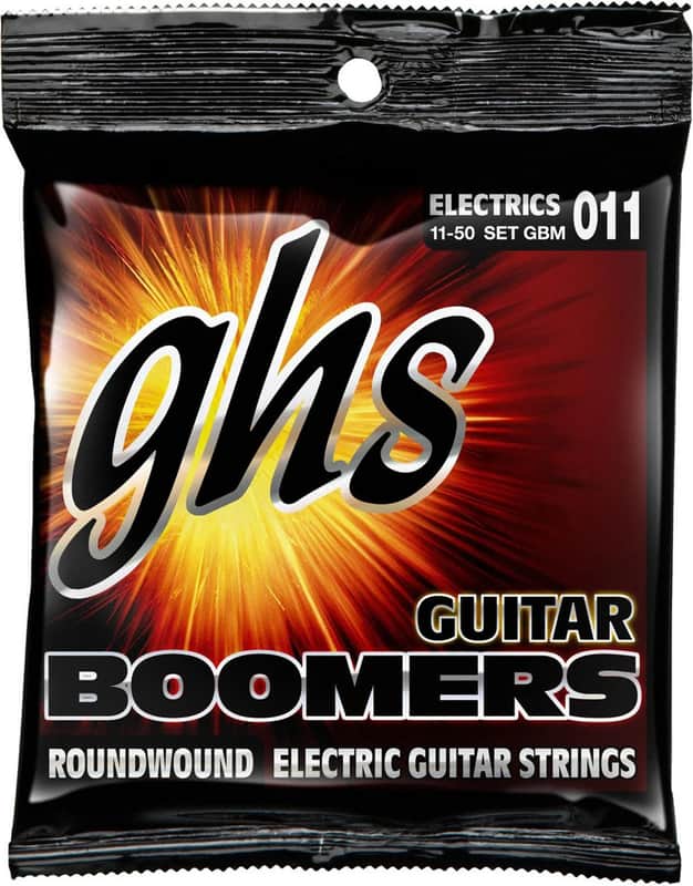 GHS Boomers GBM - Electric Guitar Strings - Medium - 11-50 (GBM) image 1
