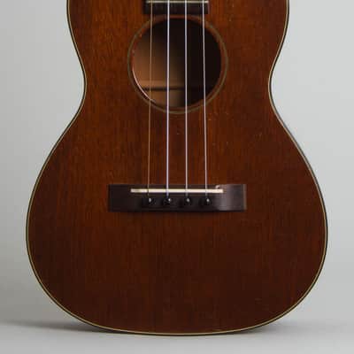 C. F. Martin  Style 1-T Tenor Ukulele,  c. 1960, tweed hard shell case. image 3