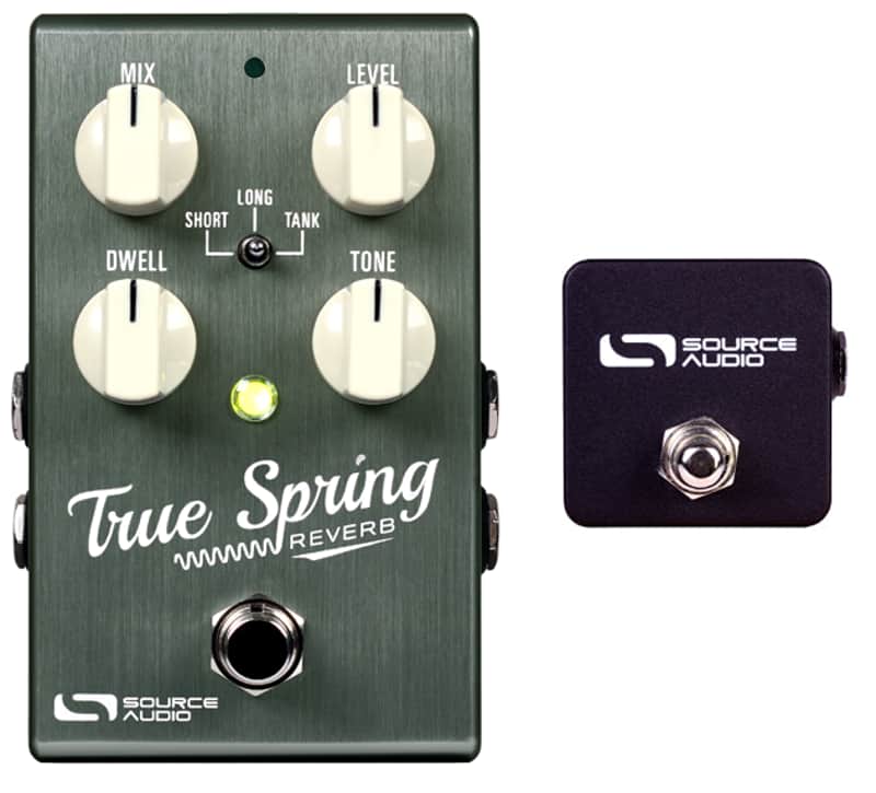 New Source Audio SA247 True Spring Reverb Effects Pedal w/ SA167 Tap Switch image 1