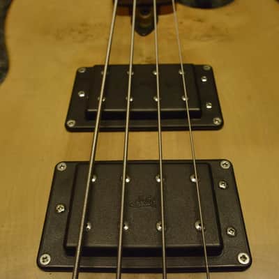 Wal Mk1 MkI Custom 1985  Bass Natural Canadian Maple Burl, Brazilian Mahogany image 3