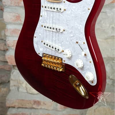 FENDER Stratocaster Richie Kotzen Signature TRB - 2016 Made in Japan - Flamed Trans Red Burst image 13